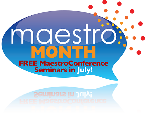 MaestroMonth landing pages designed by HoloCosmos