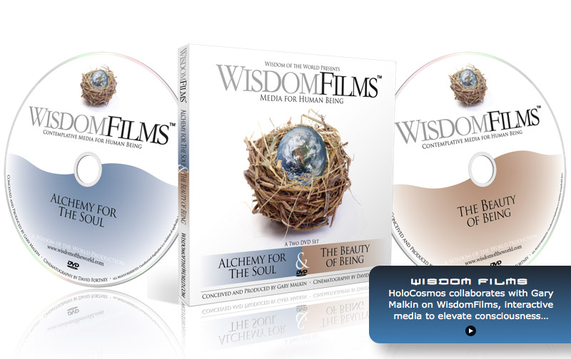 HoloCosmos collaborates with Gary Malkin on WisdomFilms, interactive media to elevate consciousness.
